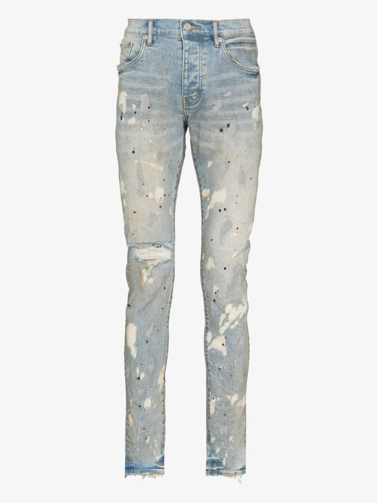 P001 Acid Bleach Skinny Jeans