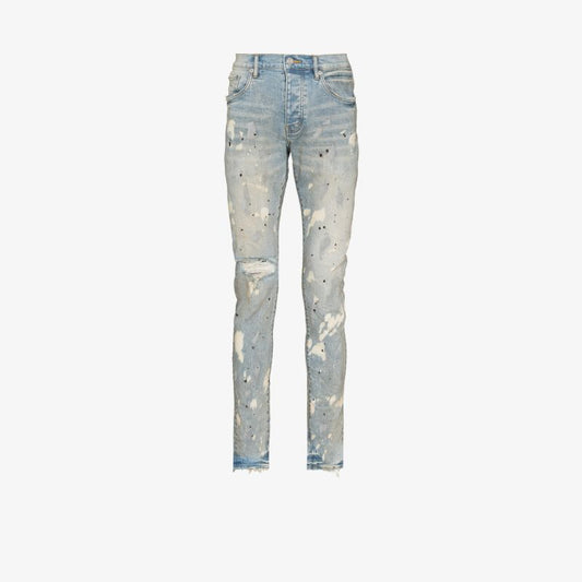 P001 Acid Bleach Skinny Jeans