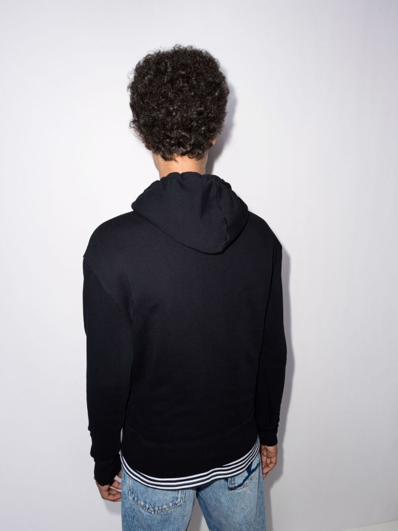 Chillax Fox Patch Cotton Hoodie