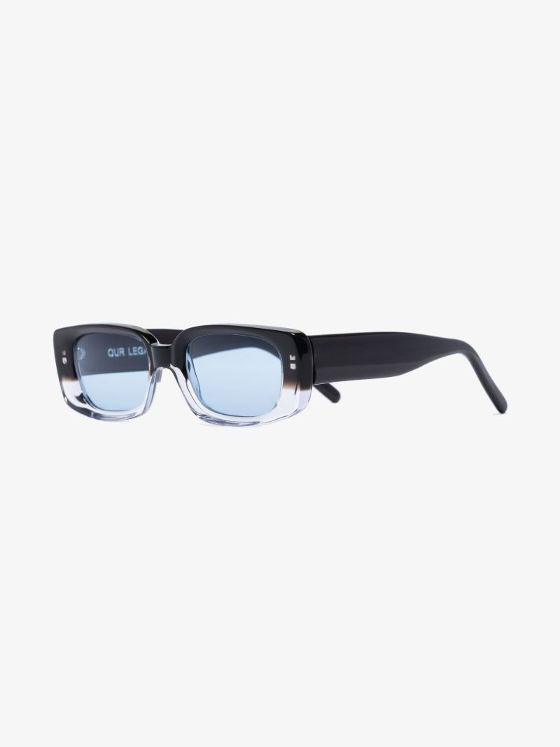 Black Samhain Rectangular Sunglasses