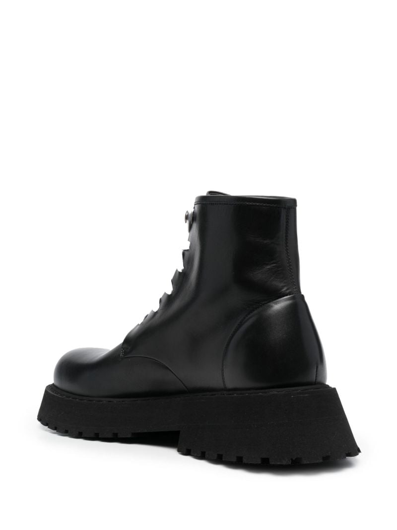 Black Micarro Leather Chelsea Boots