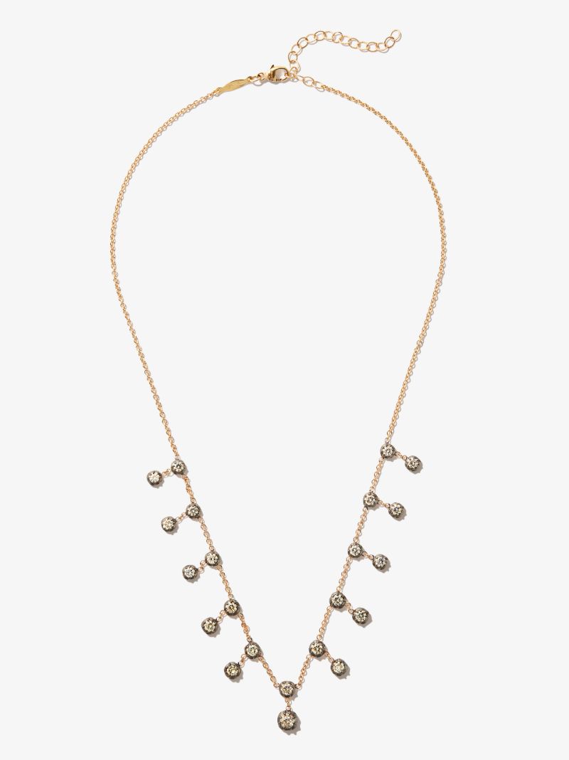 14k Yellow Gold Sophia Diamond Shaker Necklace