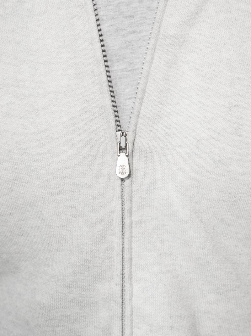 Zip-up Cashmere Cardigan