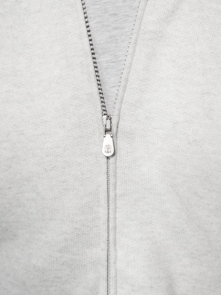 Zip-up Cashmere Cardigan