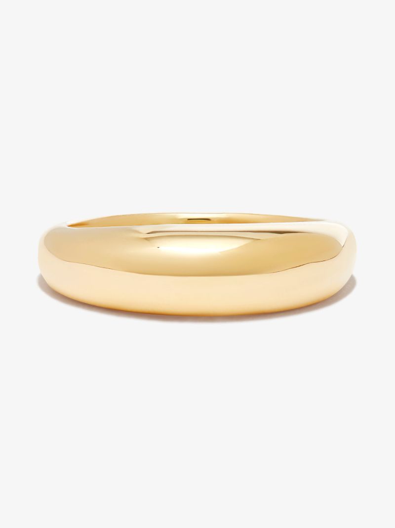 14k Yellow Gold Dome Ring