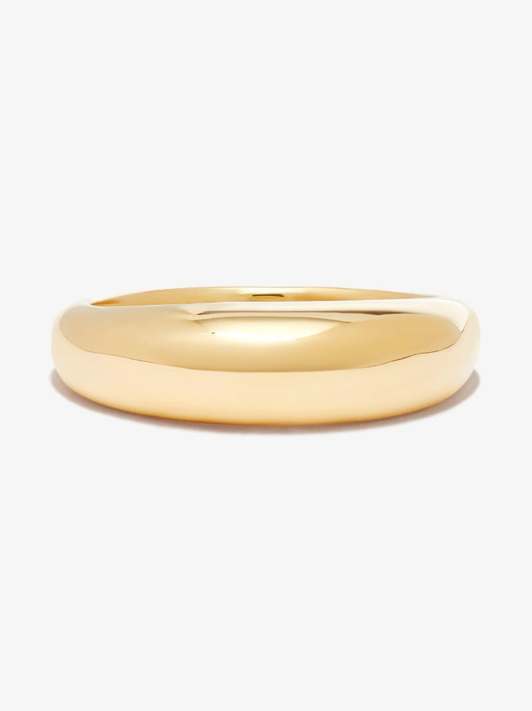 14k Yellow Gold Dome Ring