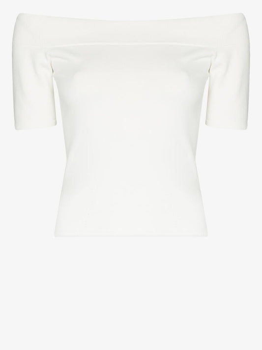 Off-the-shoulder Knitted Top