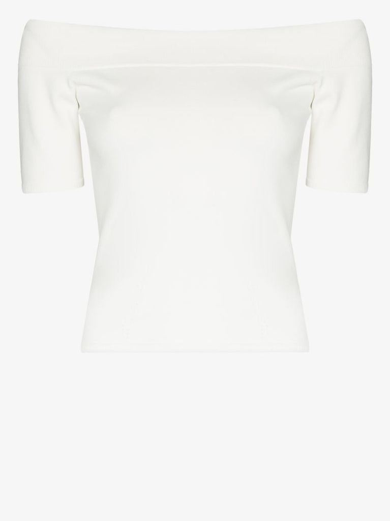 Off-the-shoulder Knitted Top