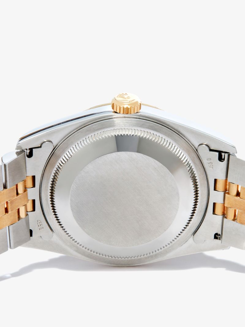 Reworked Vintage Stainless Steel Rolex Datejust Watch