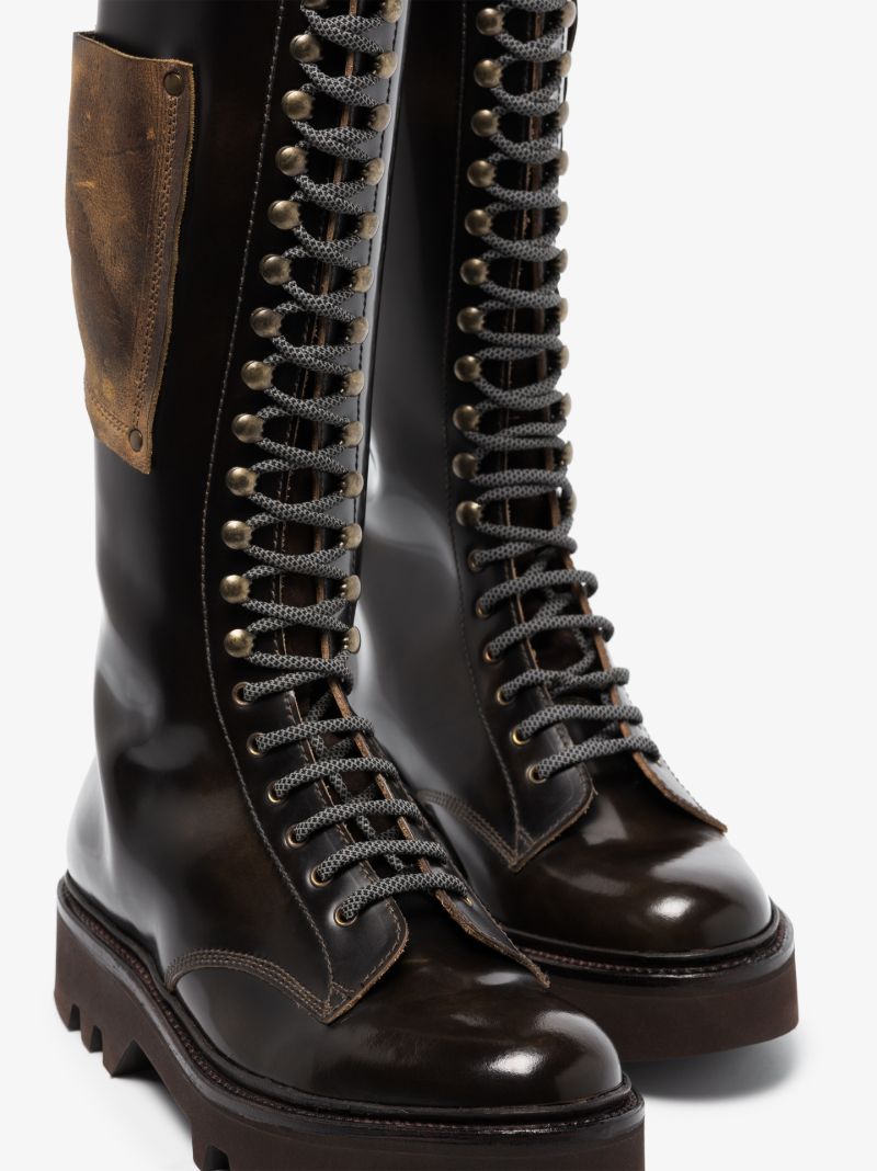 X Phipps Brown Sh*tkickers Boots