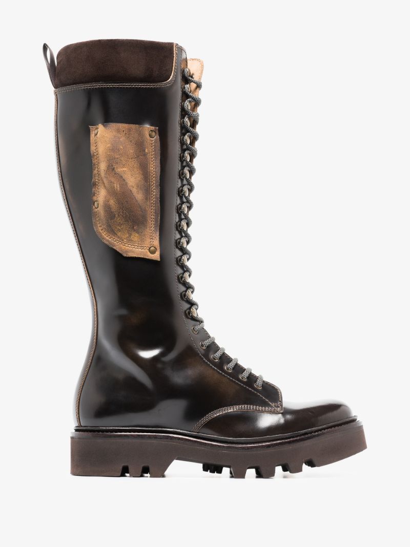X Phipps Brown Sh*tkickers Boots