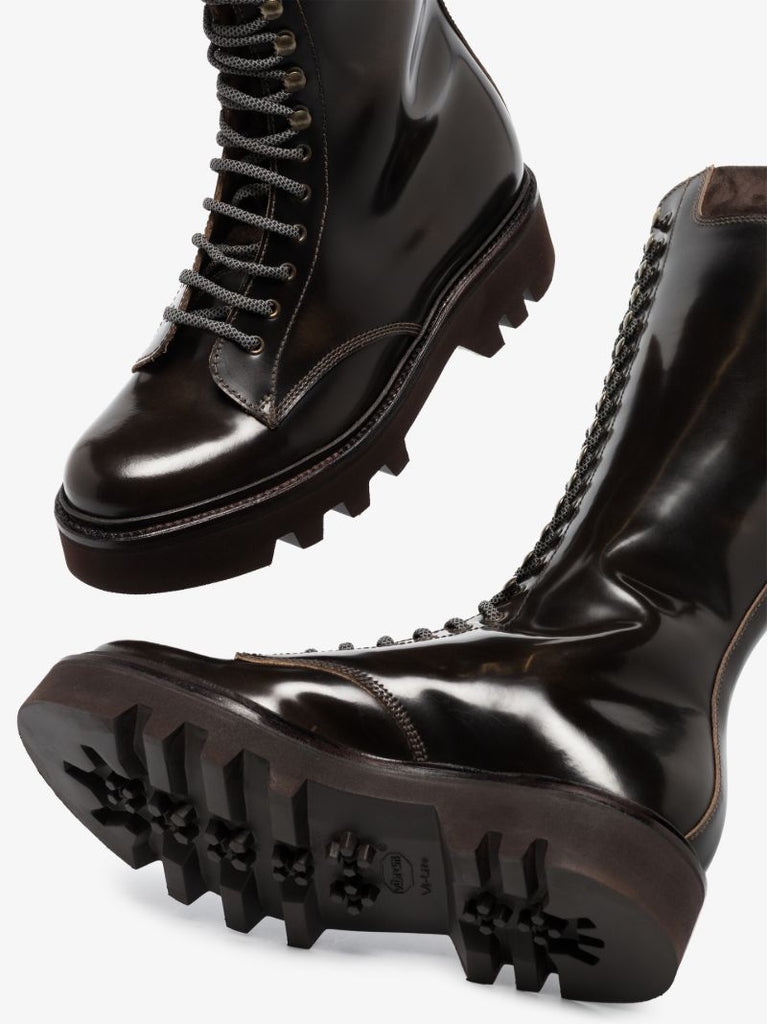 X Phipps Brown Sh*tkickers Boots
