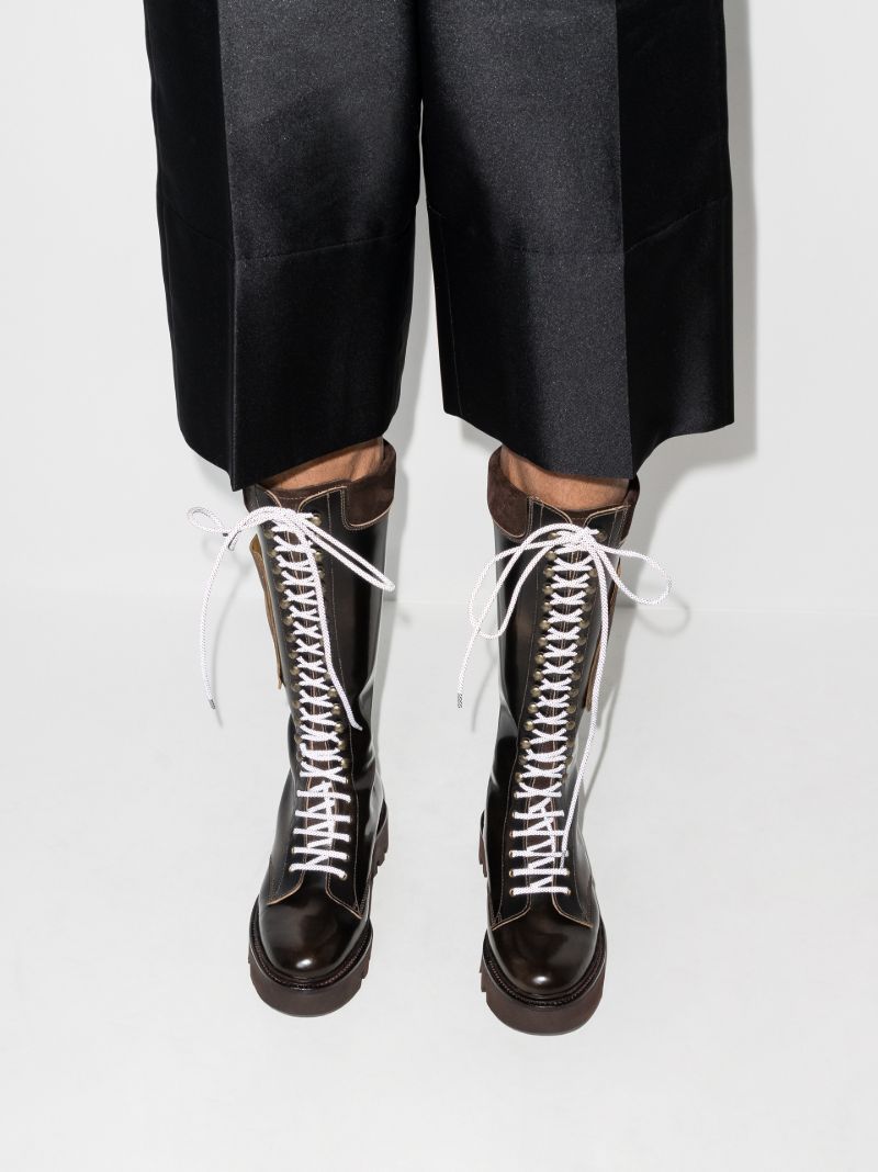 X Phipps Brown Sh*tkickers Boots
