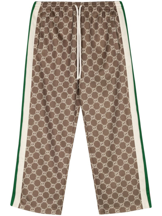 Brown Interlocking G Track Pants