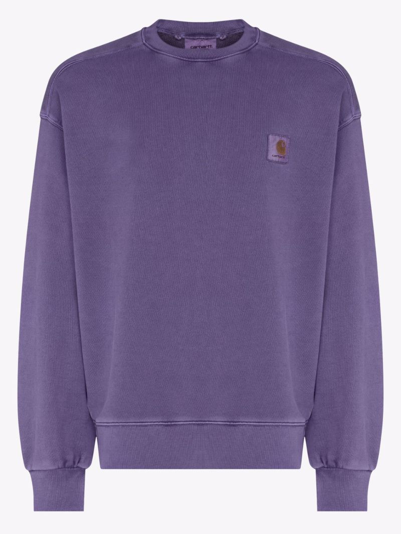 Nelson Logo AppliquÃ_x0083_Â©d Cotton Sweatshirt