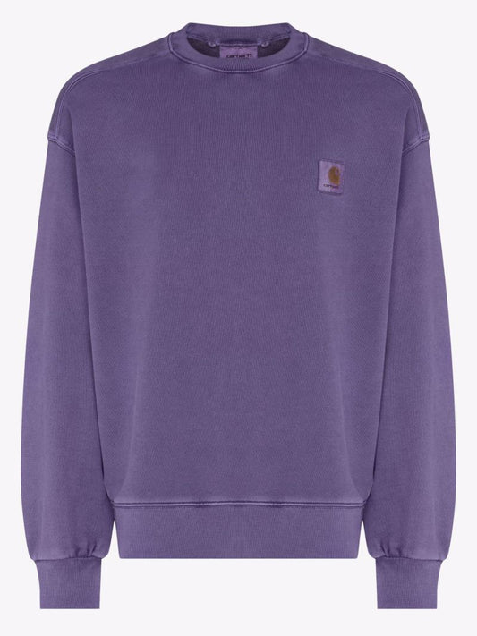 Nelson Logo AppliquÃ_x0083_Â©d Cotton Sweatshirt