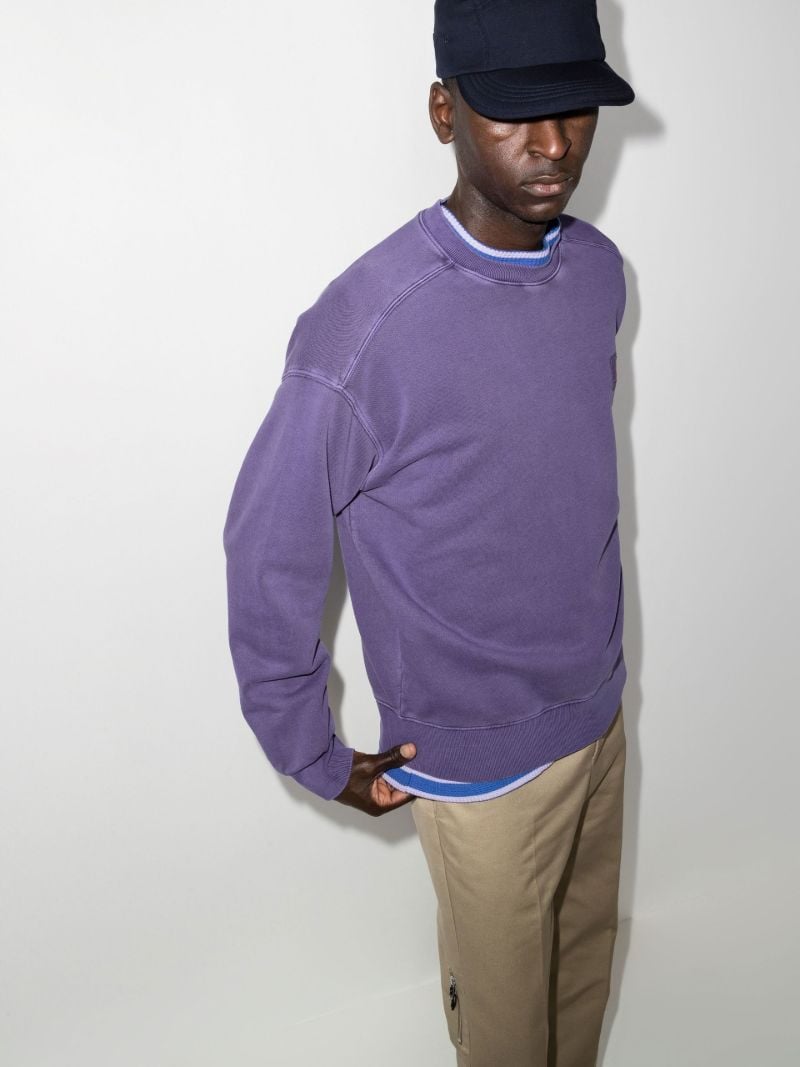 Nelson Logo AppliquÃ_x0083_Â©d Cotton Sweatshirt