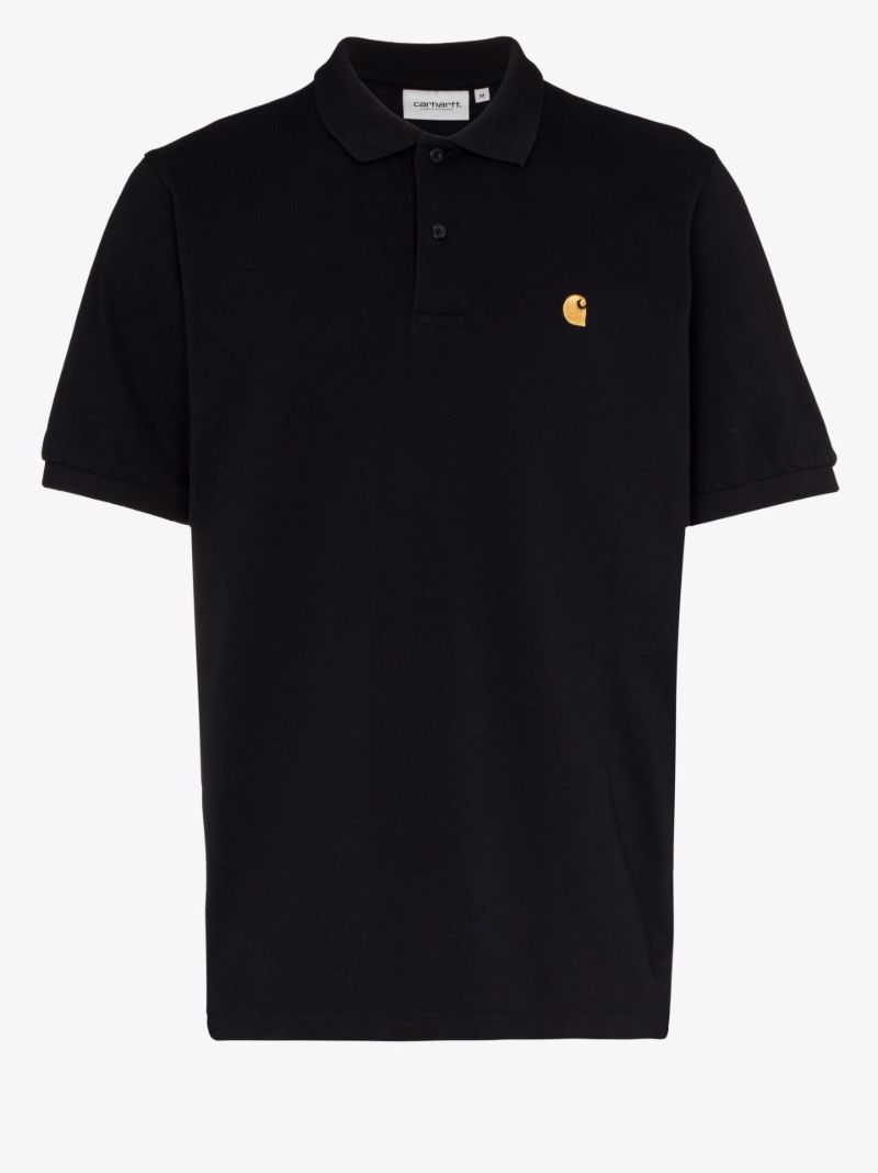Chase Logo Embroidered Cotton Polo Shirt