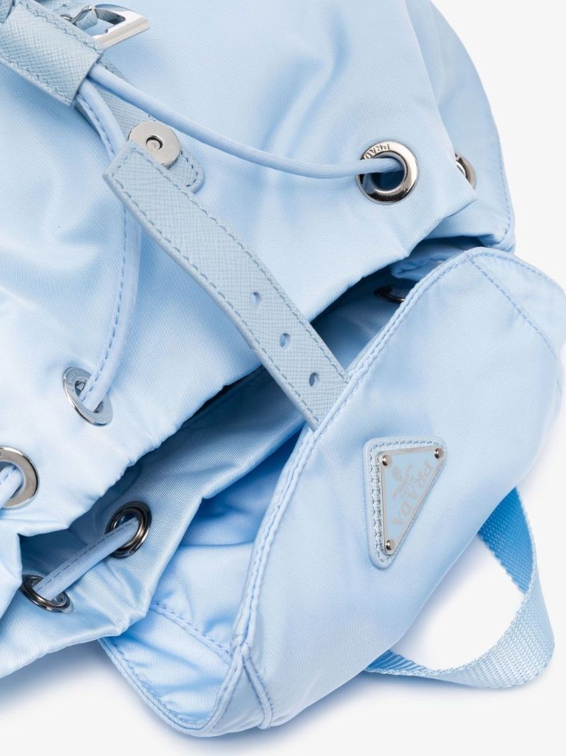 Blue Re-nylon Small Backpack