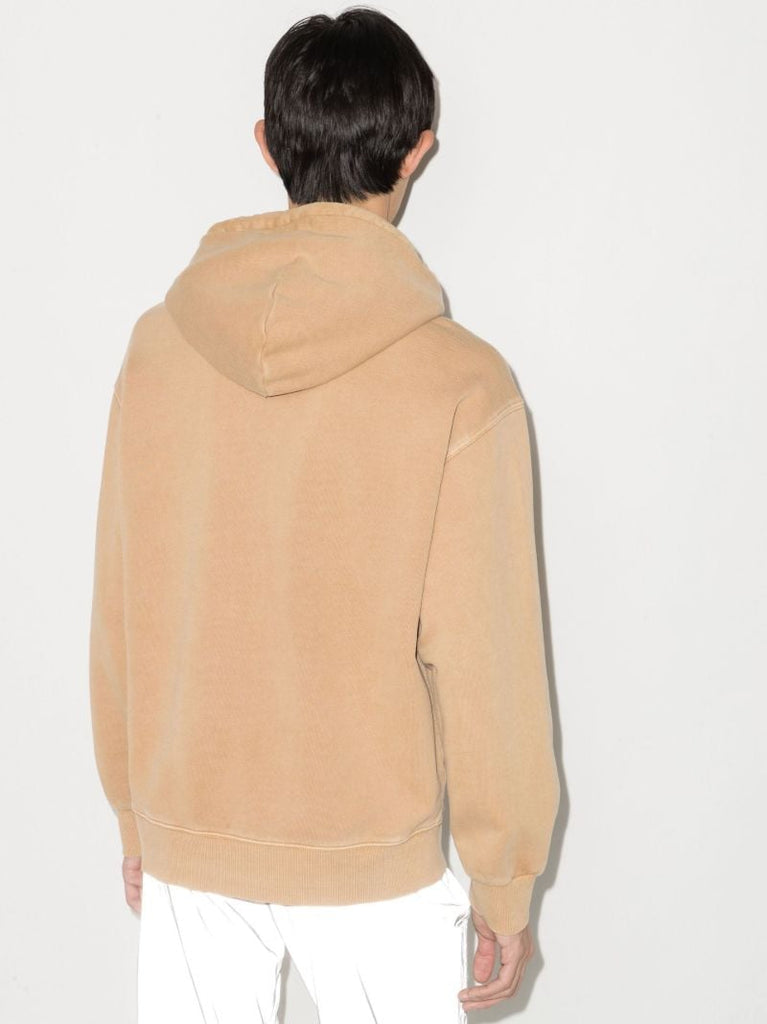 Brown Nelson Cotton Hoodie