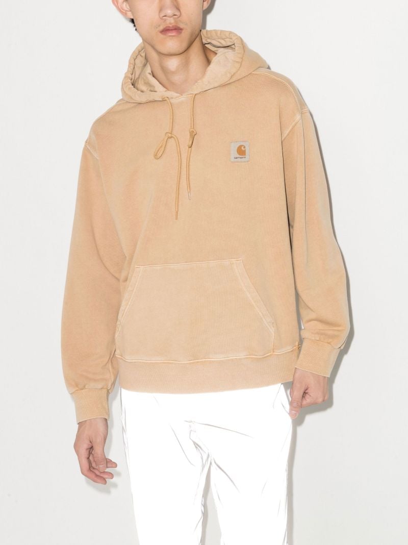 Brown Nelson Cotton Hoodie