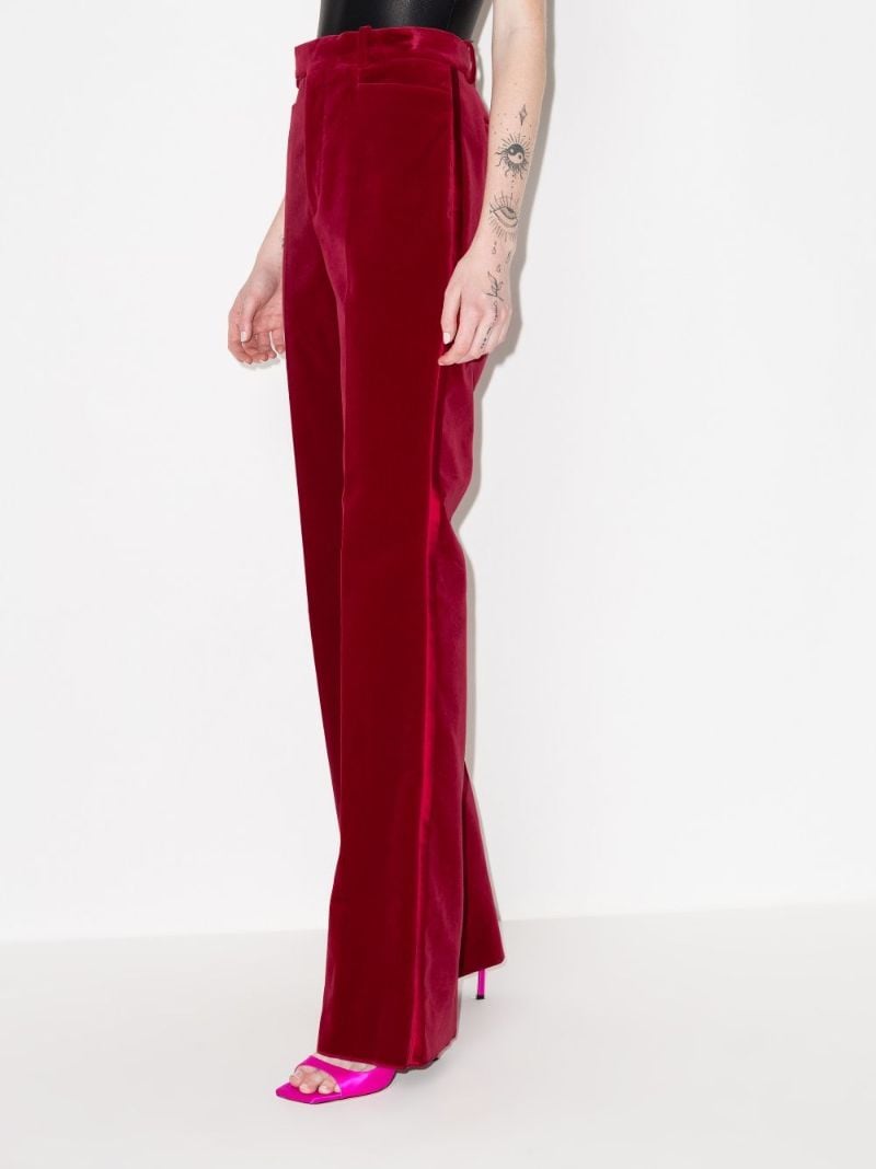 Velvet Flared Trousers