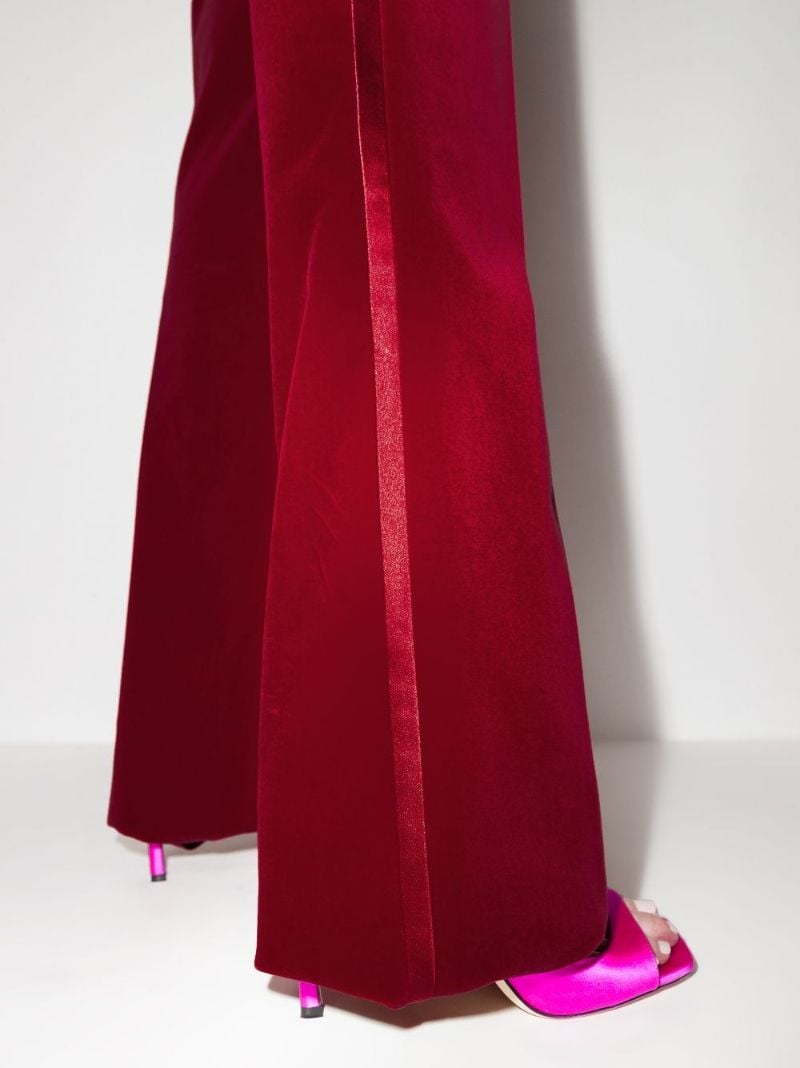 Velvet Flared Trousers