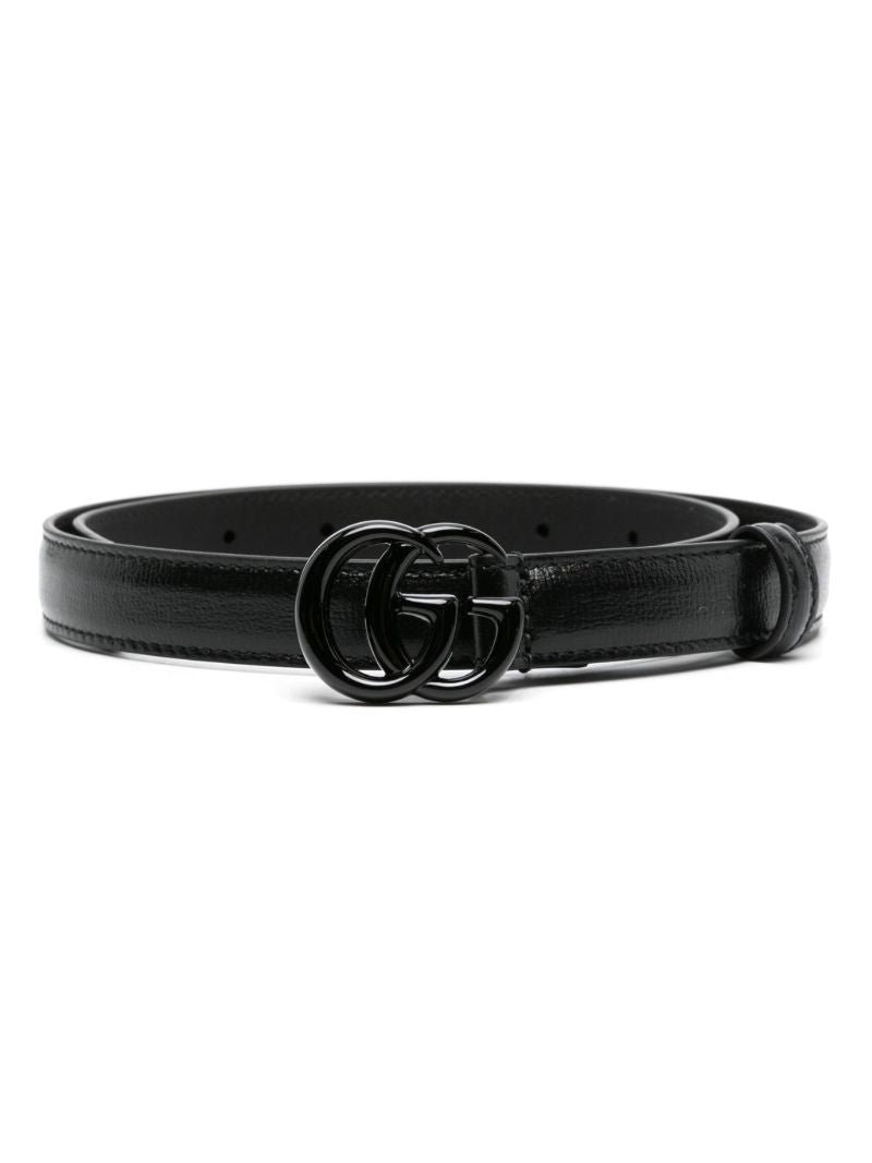 Black Marmont Gg Leather Belt