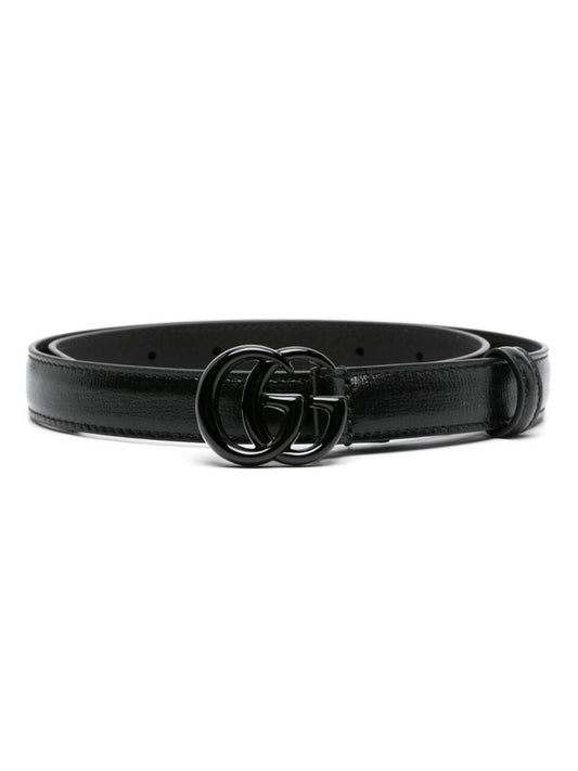 Black Marmont Gg Leather Belt