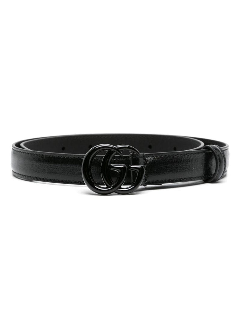 Black Marmont Gg Leather Belt