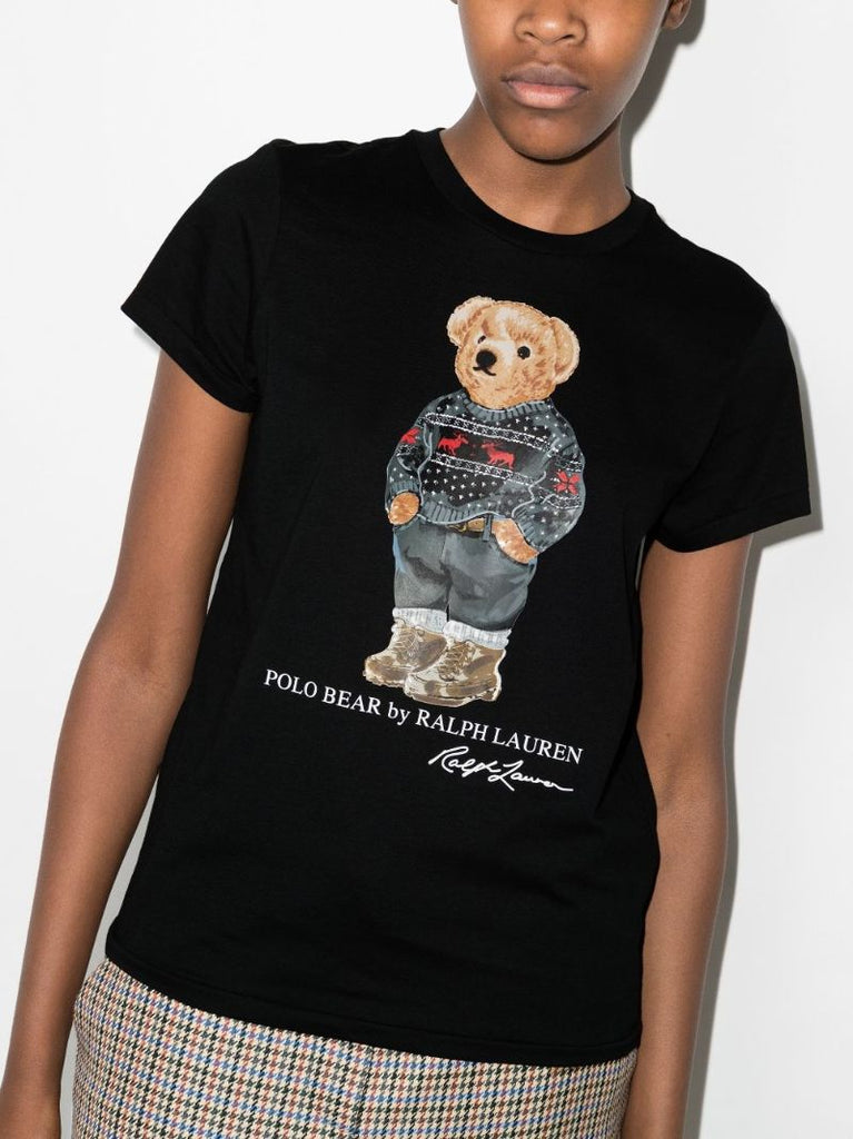 Polo Bear Print T-shirt