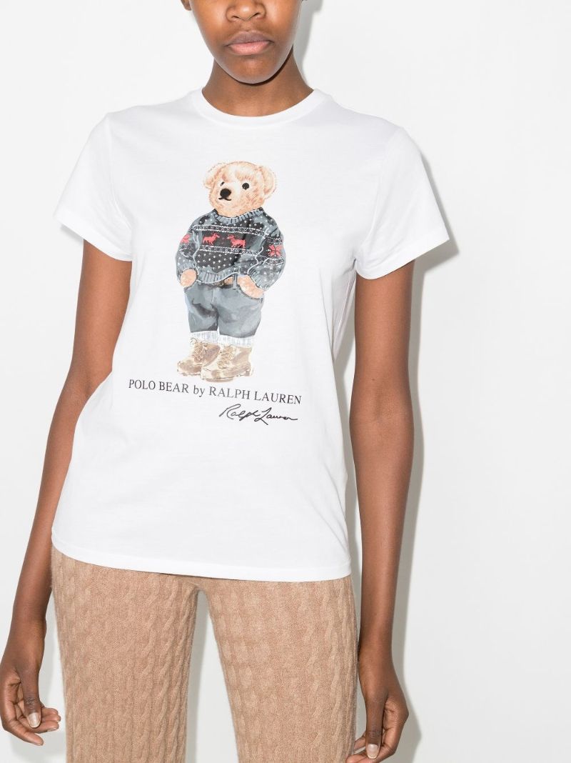 Polo Bear Print T-shirt
