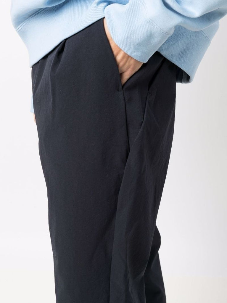 Blue Belted Straight Leg Trousers
