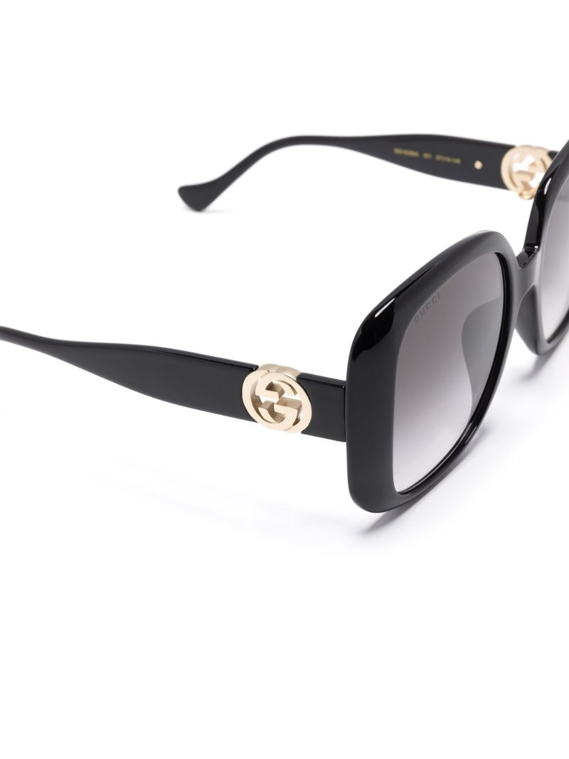 Black Oversized Square Sunglasses