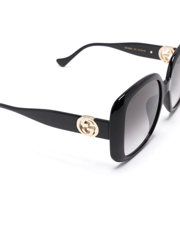 Black Oversized Square Sunglasses
