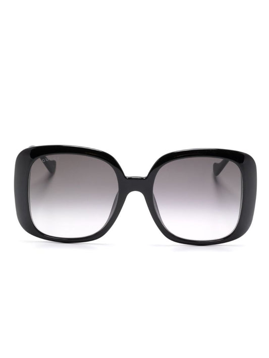 Black Oversized Square Sunglasses