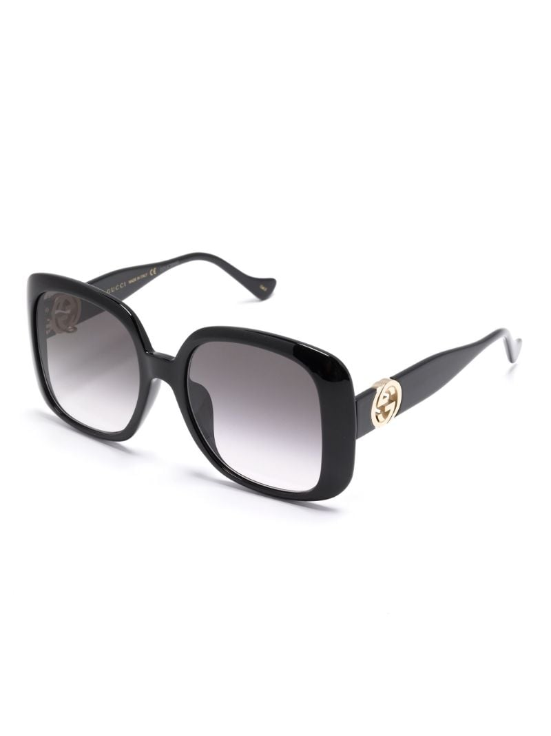 Black Oversized Square Sunglasses