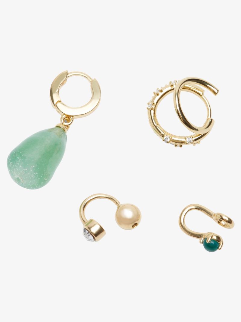 Gold Vermeil Forest Earring Set