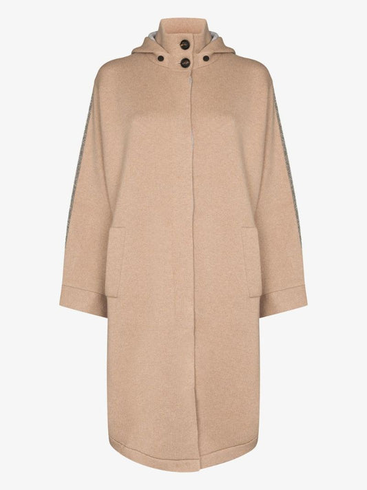 Hooded Cashmere Coat