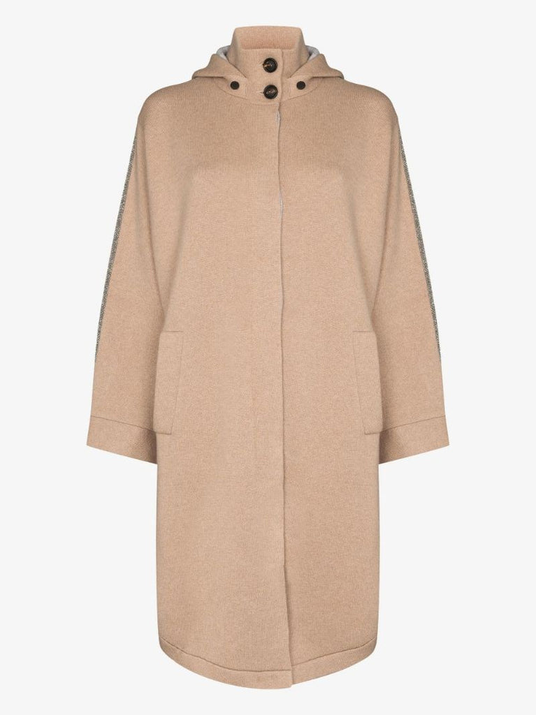 Hooded Cashmere Coat