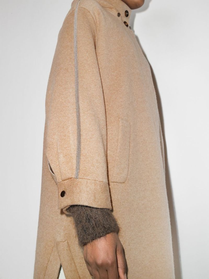 Hooded Cashmere Coat
