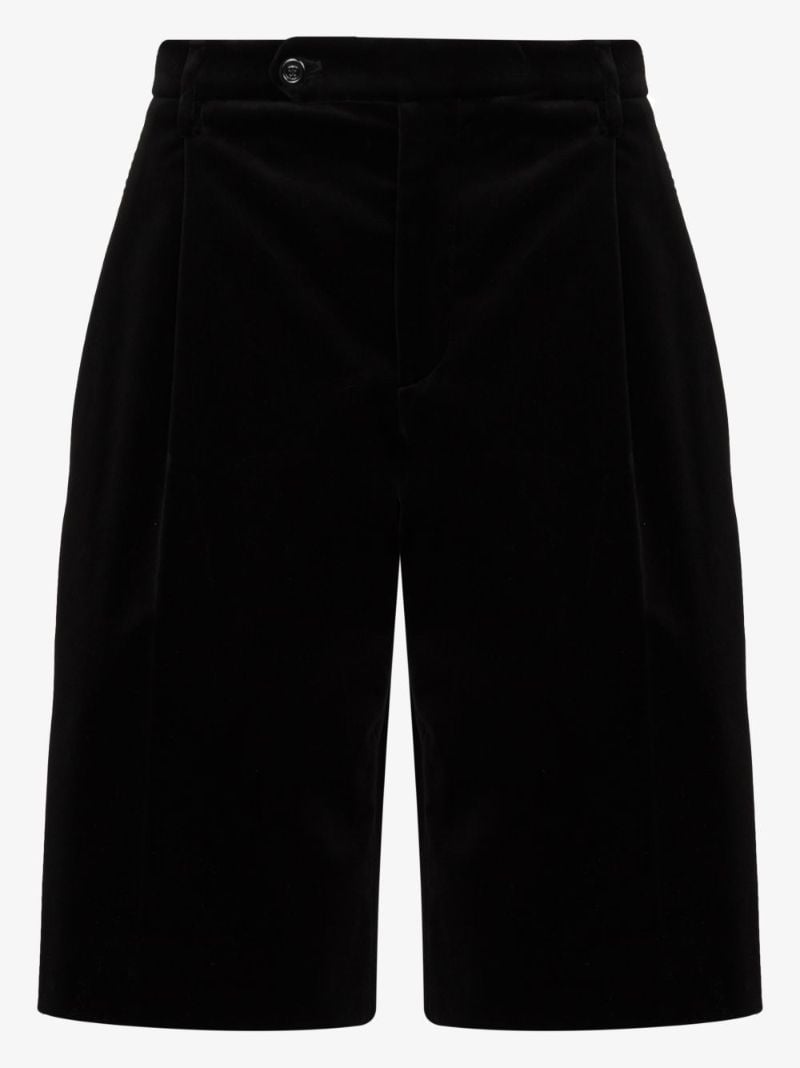Tailored Velvet Shorts