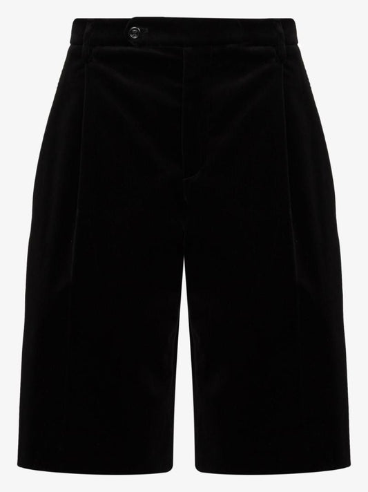 Tailored Velvet Shorts