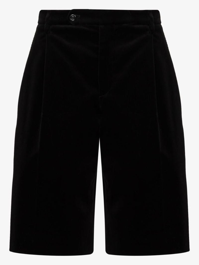 Tailored Velvet Shorts