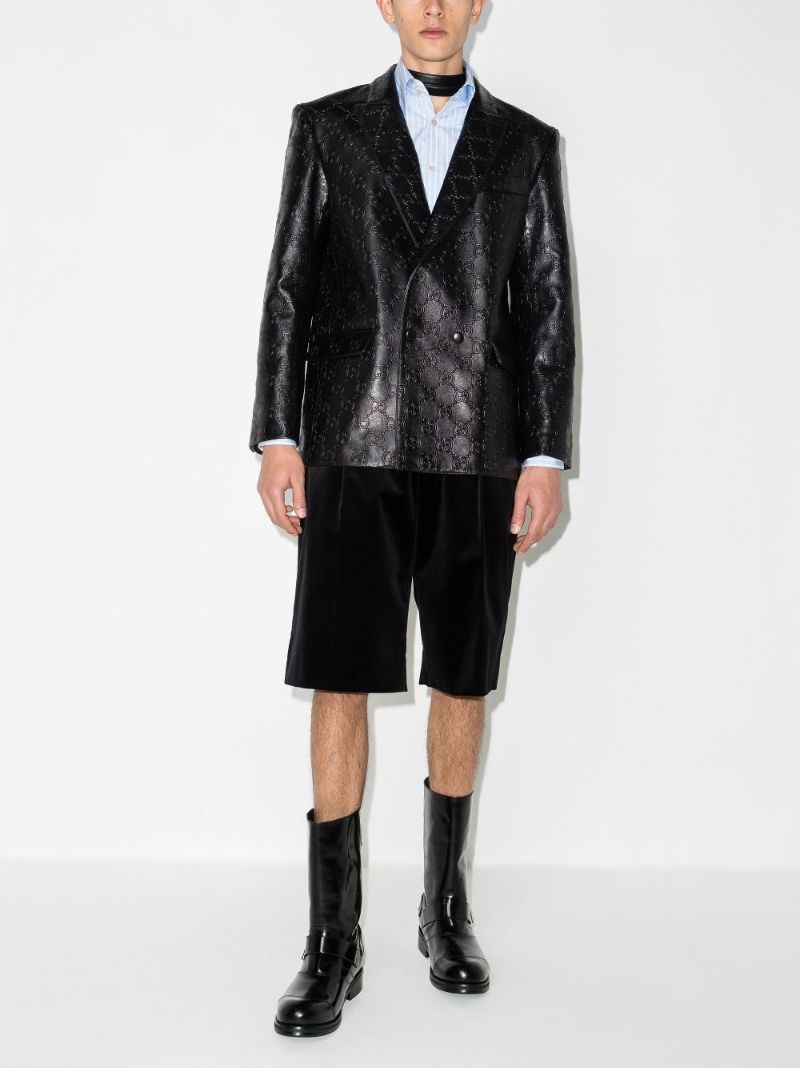 Tailored Velvet Shorts
