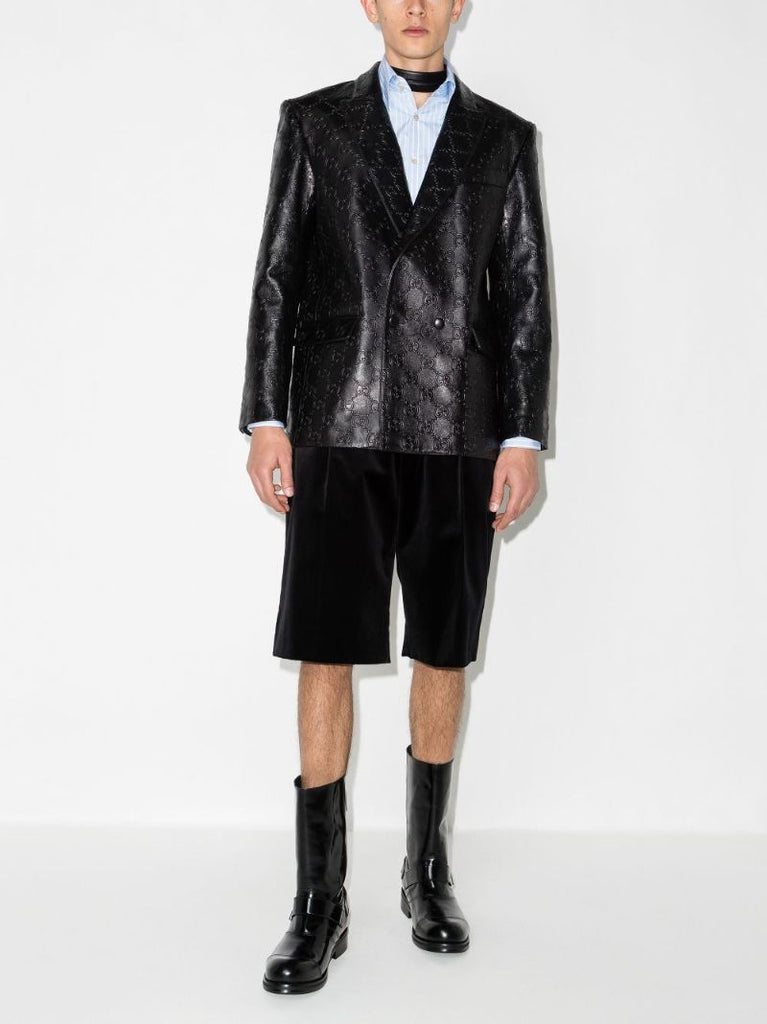 Tailored Velvet Shorts