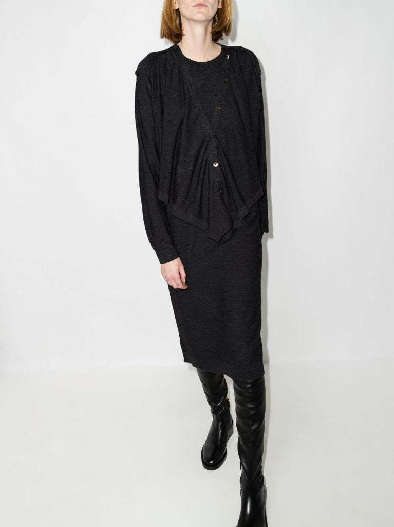 Double Layer Cardigan Dress