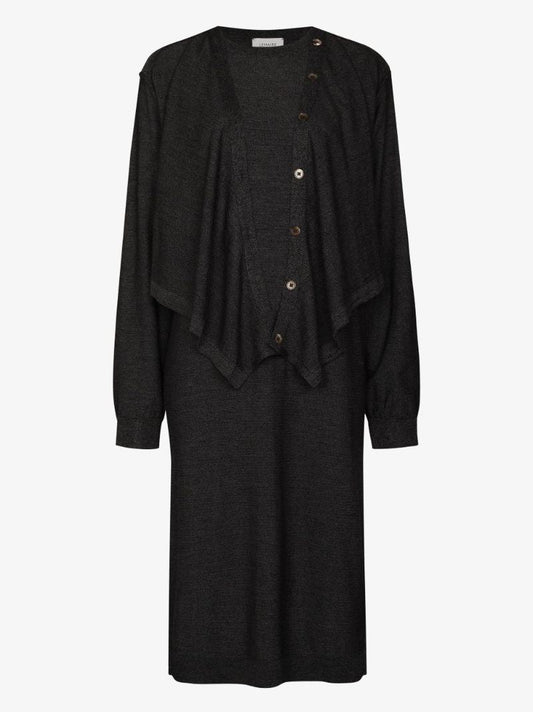 Double Layer Cardigan Dress