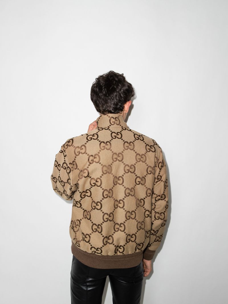Brown Gg Supreme Bomber Jacket