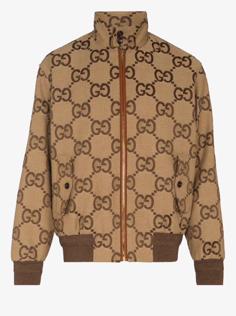 Brown Gg Supreme Bomber Jacket